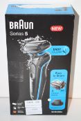 BOXED BRAUN SERIES 5 WET & DRY SHAVER MODEL: 50.B1200S RRP £64.99Condition ReportAppraisal Available