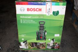 BOXED BOSCH UNIVERSAL AQUATAK 135 HIGH PRESSURE WASHER RRP £155.95Condition ReportAppraisal