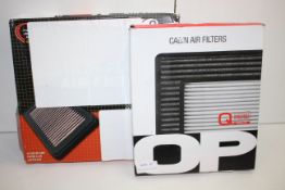2X ASSORTED BOXED AIR FILTERS BY OP & K&N FILTERS (IMAGE DEPICTS STOCK)Condition ReportAppraisal