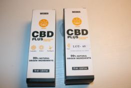 2X BOXED WEIDER HEMP CBD PLUS MASSAGE CREAM 75ML Condition ReportAppraisal Available on Request- All