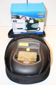 2X BOXED ASSORTED RING AIR COMPRESSOR/TYRE INFLATORS COMBINED RRP £62.00Condition ReportAppraisal