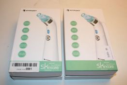 2X BOXED FITFORT VACUUM SUCTION SKINCARE DEVICE LED DISPLAY COMBINED RRP £60.00Condition