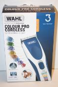 BOXED WAHL COLOUR PRO CORDLESS CORD/CORDLESS CLIPPER RRP £49.99Condition ReportAppraisal Available