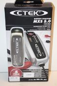 BOXED CTEK BATTERY CHARGER MXS 5.0 12V/5A RRP £103.73Condition ReportAppraisal Available on Request-