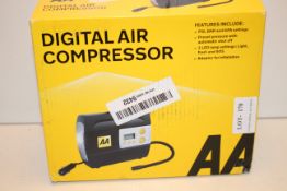 BOXED AA DIGITAL AIR COMPRESSOR RRP £29.99Condition ReportAppraisal Available on Request- All