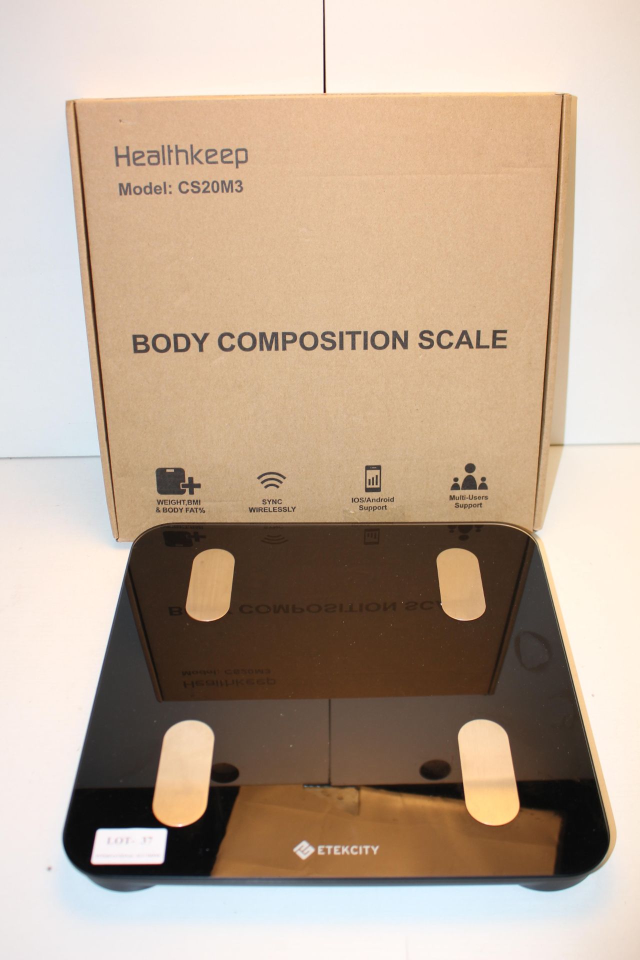 2X ASSORTED BOXED/UNBOXED BATHROOM SCALES BY ETEKCITY & HEALTHKEEP (IMAGE DEPICTS STOCK)Condition