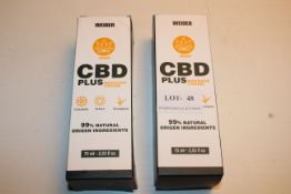 2X BOXED WEIDER HEMP CBD PLUS MASSAGE CREAM 75ML Condition ReportAppraisal Available on Request- All