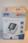 BOXED A&D BLOOD PRESSURE MONITOR MODEL: UA-651 RRP £44.99Condition ReportAppraisal Available on