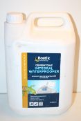 5LITRE BOSTIK CEMENTONE INTEGRAL WATERPROOFER RRP £8.80Condition ReportAppraisal Available on