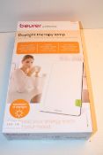 BOXED BEURER WELLBEING DAYLIGHT THERAPY LAMP MODEL: TL30 RRP £59.99Condition ReportAppraisal