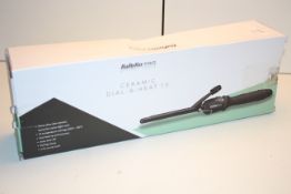 BOXED BABYLISS CERAMIC DIAL-A-HEAT 13 CURLING TONGUE RRP £24.95Condition ReportAppraisal Available