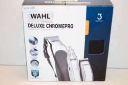 BOXED WAHL DELUXE CHROMEPRO CLIPPER AND TRIMMER SET RRP £39.99Condition ReportAppraisal Available on