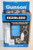 BOXED GUNSON EEZIBLEED AUTOMATIC HYDRAULIC BRAKE AND CLUTCH BLEEDER SET RRP £179.21Condition