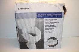 BOXED HOMECRAFT SAVANNAH RAISED TOILET SEAT 150MMCondition ReportAppraisal Available on Request- All