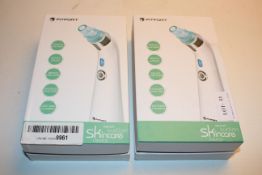 2X BOXED FITFORT VACUUM SUCTION SKINCARE DEVICE LED DISPLAY COMBINED RRP £60.00Condition