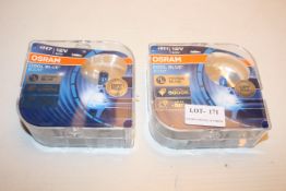 2X BOXED OSRAM COOL BLUE BOOST H1/H7 CAR BULBS (IMAGE DEPICTS STOCK)Condition ReportAppraisal