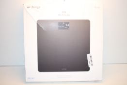 BOXED WITHINGS BODY - BODY COMPOSITION WI-FI SCALE RRP £74.95Condition ReportAppraisal Available