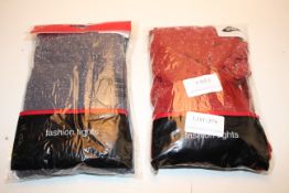 X 2 PACKS FASHION TIGHTS Condition ReportAppraisal Available on Request- All Items are Unchecked/