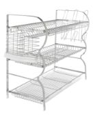 BOXED 3 TIER DISH DRAINER RRP £13.99Condition ReportAppraisal Available on Request- All Items are