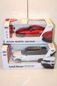 BOXED ASTON MARTIN VANTAGE SCALE 1.24 & LAND ROVER SCALE 1.24Condition ReportAppraisal Available
