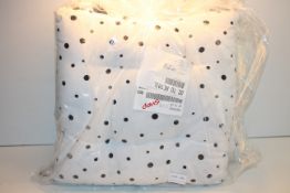X 2 BAGGED CUSHIONS WITH POLKA DOTS Condition ReportAppraisal Available on Request- All Items are