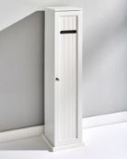 BOXED TOILET ROLL CUPBOARD IN WHITE RRP £11.99 Condition ReportAppraisal Available on Request- All