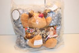 BAGGED SANTA PAWS BLANKET & TOY Condition ReportAppraisal Available on Request- All Items are