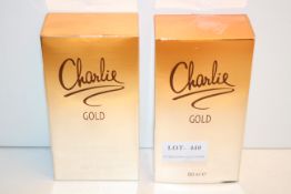 X 2 BOXED CHARLIE GOLD SPRAYS Condition ReportAppraisal Available on Request- All Items are