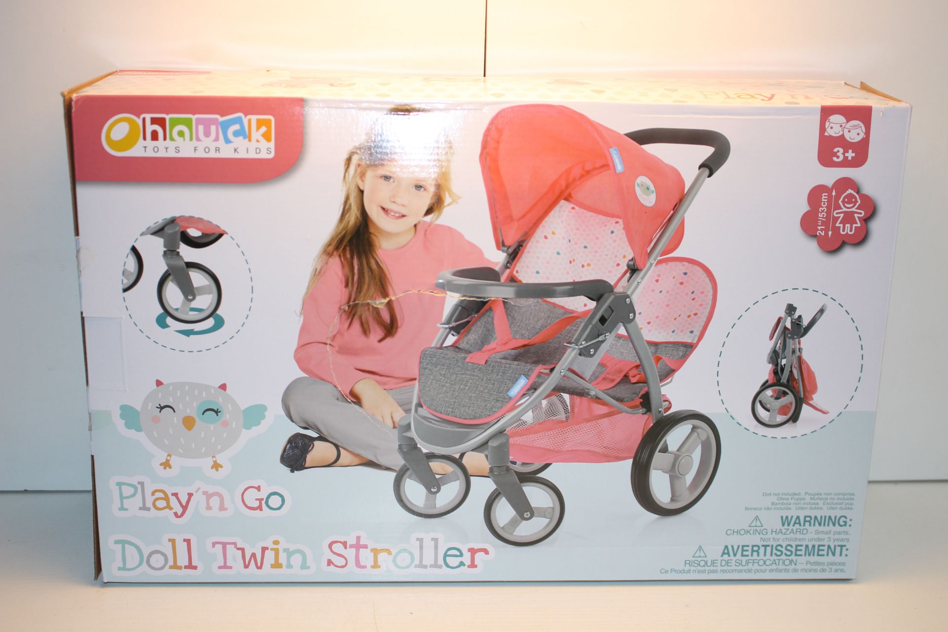 BOXED HAUCK PLAY N GO TWIN STROLLER Condition ReportAppraisal Available on Request- All Items are