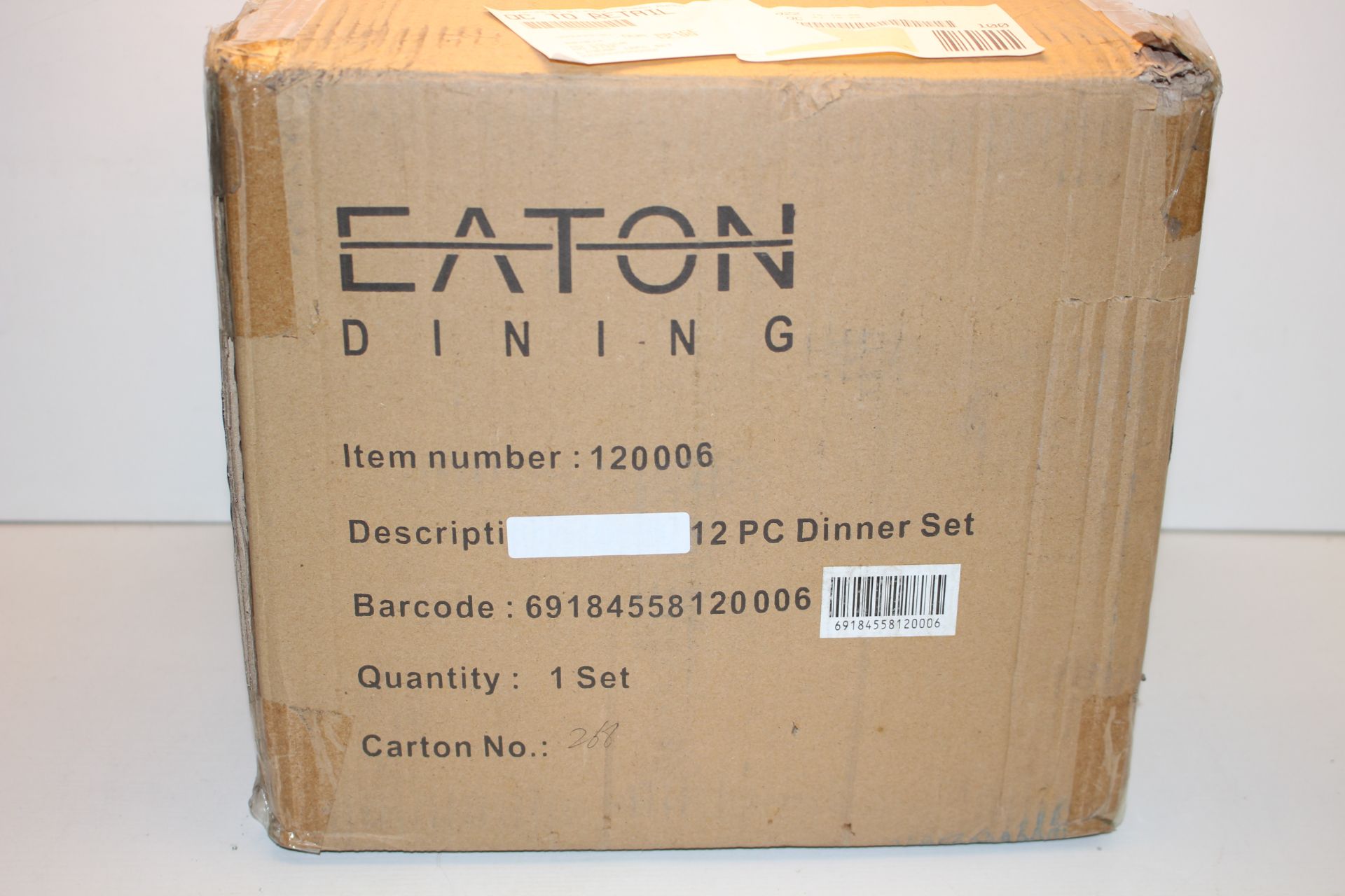 BOXED LINEAR 12 PIECE DINNER SET RRP £12.99Condition ReportAppraisal Available on Request- All Items - Image 2 of 2