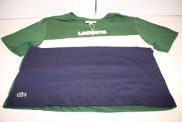 BAGGED LACOSTE T-SHIRT SIZE MEDIUM LOOKS SMALL Condition ReportAppraisal Available on Request- All