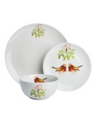 BOXED MISTLETOE KISS 12 PIECE DINNER SET RRP £28Condition ReportAppraisal Available on Request-