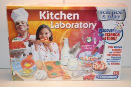 SCIENCE LABORATORY CLEMENT TONY BRAND NEW SCIENCE AND PLAY KITCHEN LAB RRP £39.99Condition