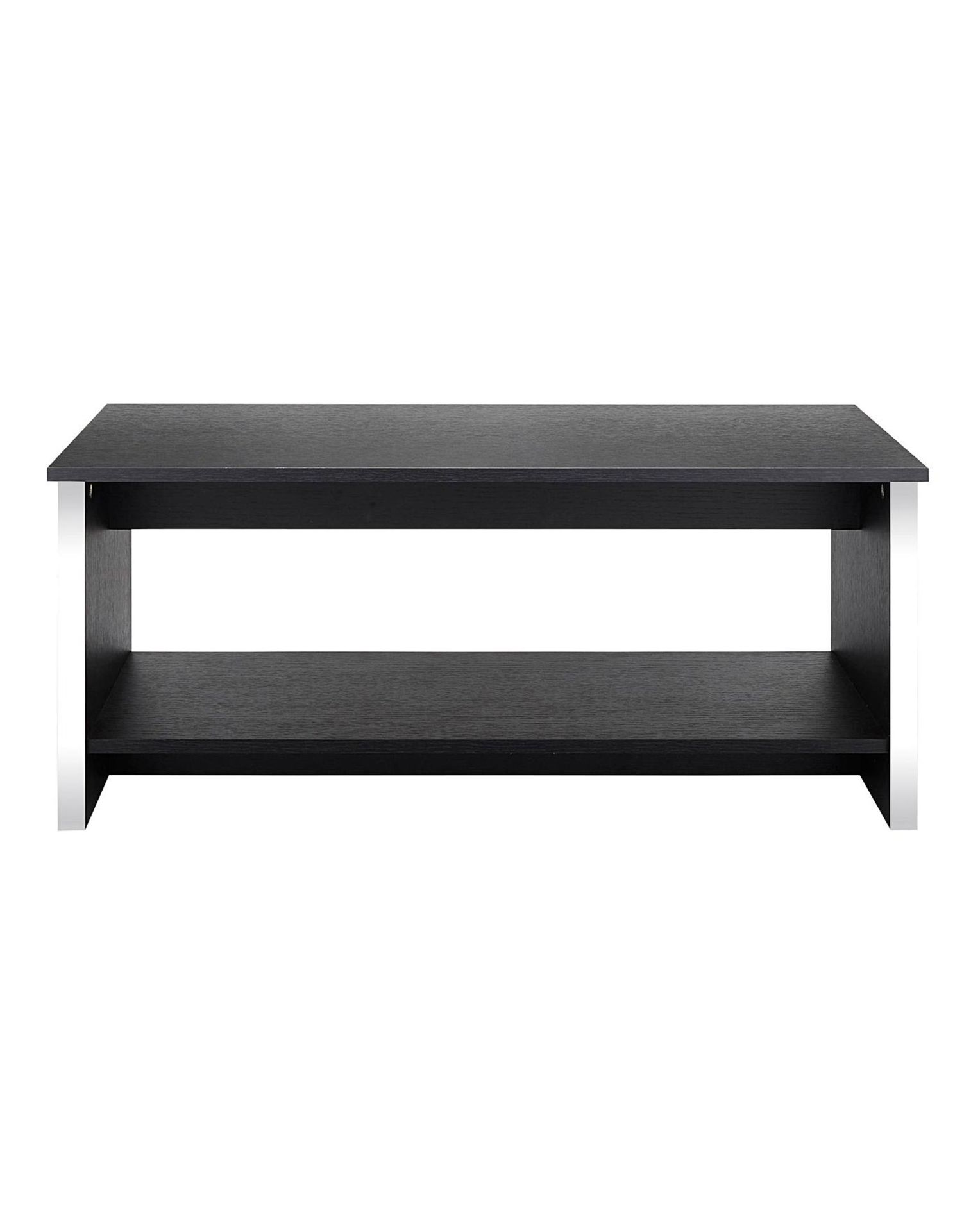 BOXED BLACK ASH MONO COFFEE TABLE RRP 59Condition ReportAppraisal Available on Request- All Items