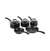 BOXED ALUMINIUM 5 PIECE PAN SET RRP £19.99 Condition ReportAppraisal Available on Request- All Items