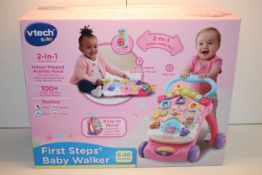 BOXED VTECH FIRST STEPS BABY WALKER Condition ReportAppraisal Available on Request- All Items are