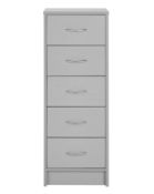 UNBOXED DARWEN 5 DRAWER STORAGE RRP £39.99Condition ReportAppraisal Available on Request- All