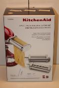 BOXED KITCHEN AID 3 PIECE PASTA ROLLER AND CUTTER SET RRP-£159.99