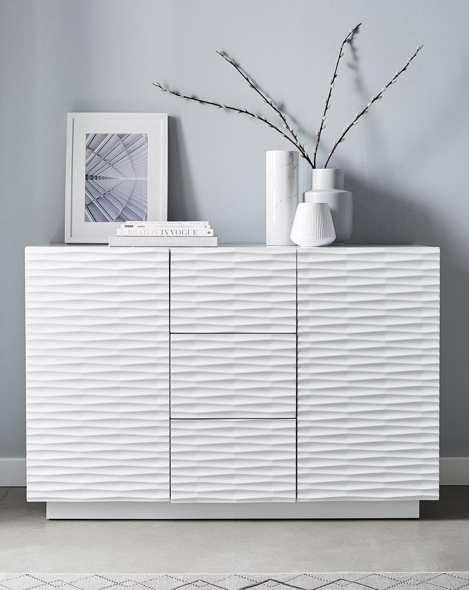 BOXED SASKIA LARGE SIDEBOARD RRP £219Condition ReportAppraisal Available on Request- All Items are