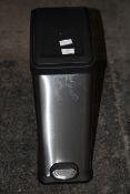 BOXED 20L SLIM PEDAL BIN STAINLESS STEEL RRP £18.99Condition ReportAppraisal Available on Request-