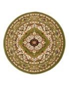 MERLOT CIRCLE RUG GREEN 120DIAMATERCondition ReportAppraisal Available on Request- All Items are