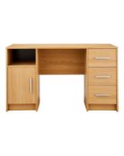 UNBOXED NORTON 1 DOOR 3 DRAWER DESK RRP £64.99Condition ReportAppraisal Available on Request- All