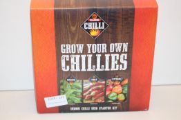 BOXED FLAMING CHILLI GROW YOUR OWN CHILLI STARTER KITCondition ReportAppraisal Available on Request-