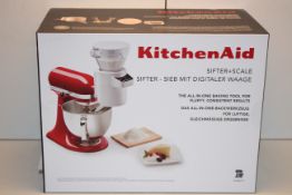 BOXED KITCHENAID ATTACHMENTS SIFTER & SCALE RRP £149Condition ReportAppraisal Available on