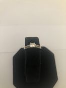 18 carat White Gold, Princess Cut Diamond Ring