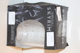 BOXED THE ELDER SCOLLS SKYRIM GLASS STEINCondition ReportAppraisal Available on Request- All Items