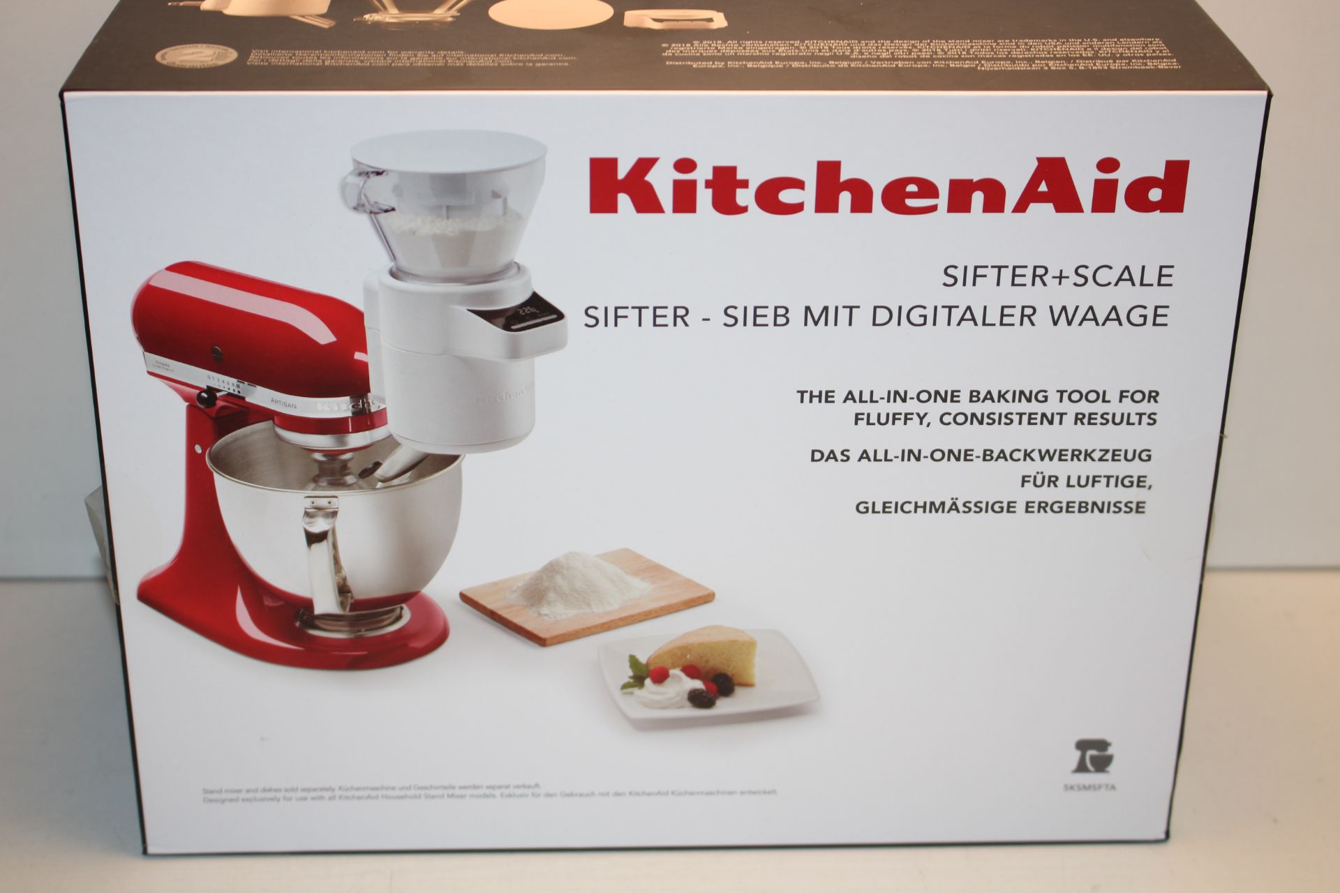 BOXED KITCHEN AID SIFTER + SCALE THE ALL IN ONE BAKING TOOL RRP £99.95Condition ReportAppraisal