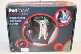 BOXED PETFACE OUTDOOR PAWS WATERPROOF CAR SEAT COVER Condition ReportAppraisal Available on Request-