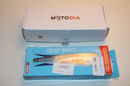 2X BOXED ASSORTED ITEMS TO INCLUDE GIMA THERMOMETER & MOTODIA Condition ReportAppraisal Available on