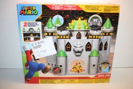 BOXED SUPER MARIO DELUXE BOWSERS CASTLE PLAY SET RRP £29.99Condition ReportAppraisal Available on
